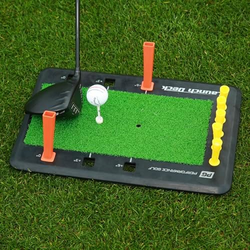 Launch Deck Golf Swing Trainer - Fix Your Slice I Swing Mastery Tool by Hank Haney I Instant Feedback