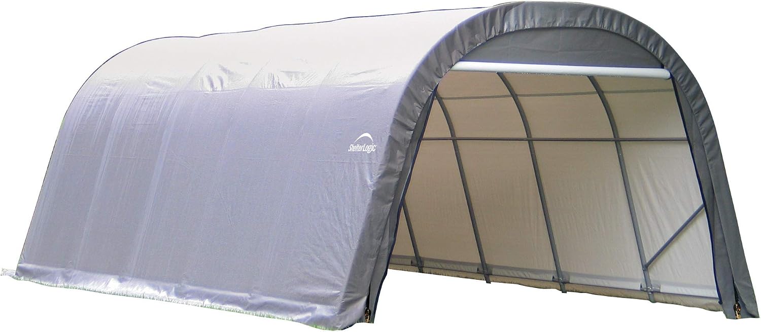 ShelterLogic 71332 Grey 12'x20'x8' Round Style Shelter