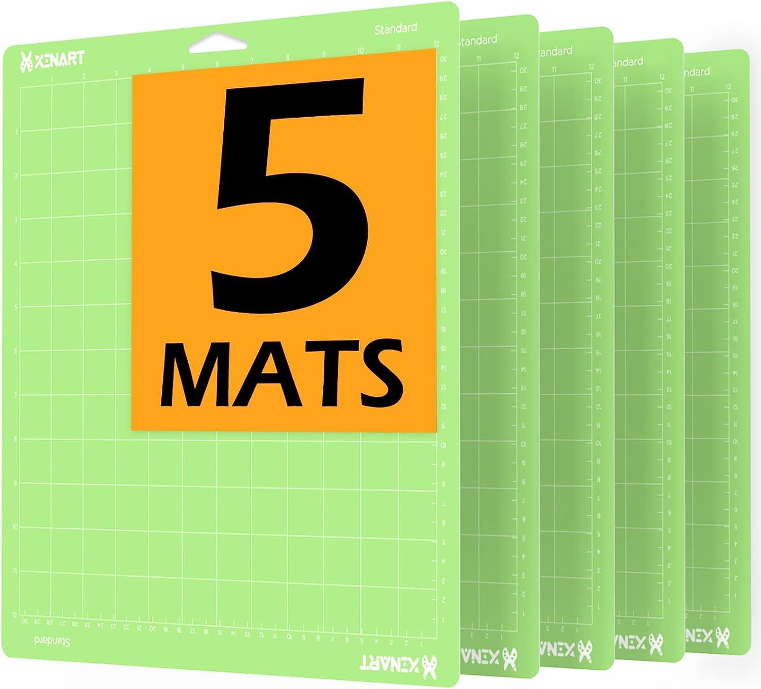 Xinart Cutting Mats for Cricut Maker 3,Maker,Explore 3,Air 2,12x24 inch Variety Replacement Cut Mat Compitable with Cricut Machines 3 Mats
