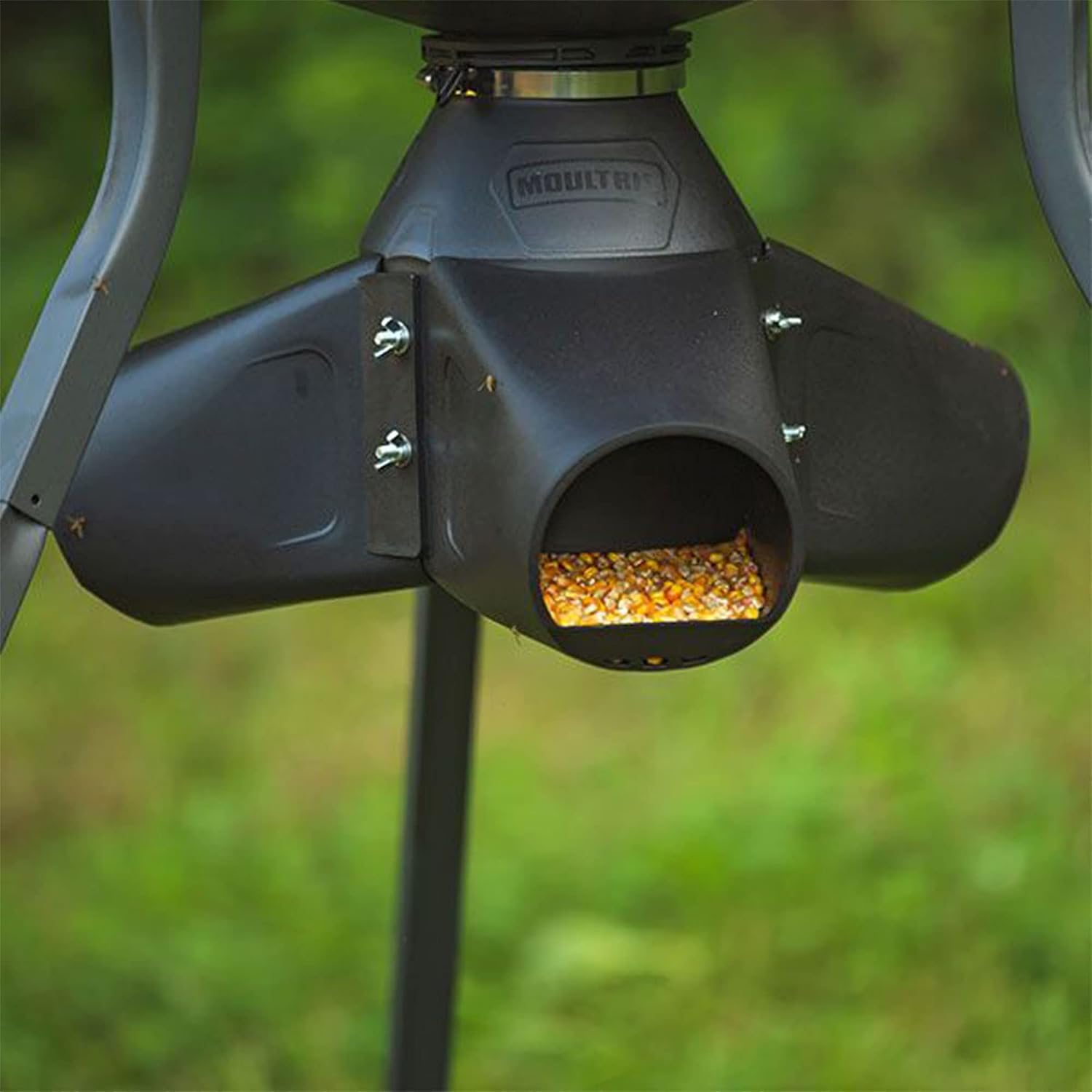 Moultrie Gravity Feeder Kit with Quick-Lock Adapter | Gravity-fed design, no power needed, easy conversion kit, protein pellet ready