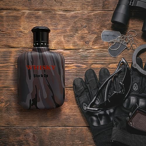 WHISKY BLACK OP Eau de Toilette for Men – Bold and Mysterious Scent with Apple