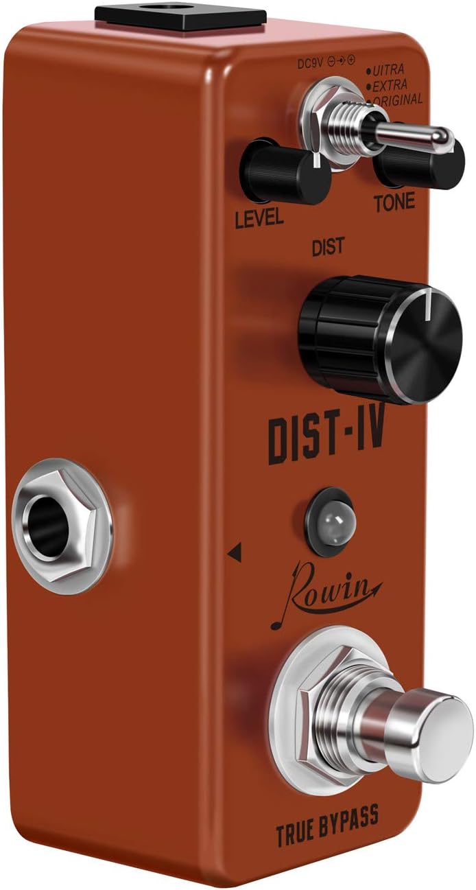 Vintage Vacuum Bluesy Guitar Effect Pedal,Electric Guitar Effect Sound Low Key Mild Clipping