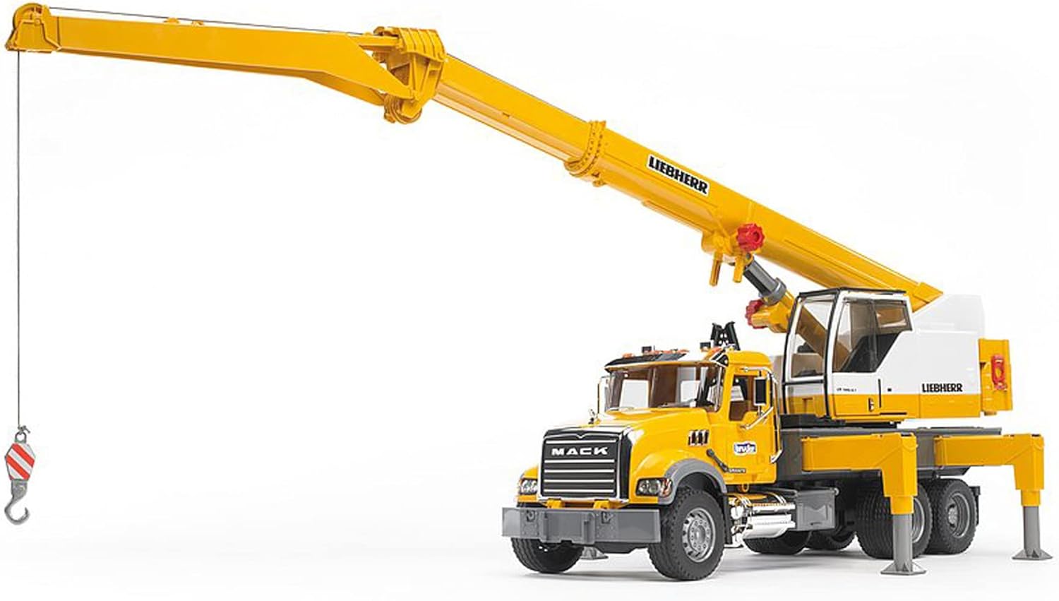 Bruder 02818 Mack Granite Liebherr Crane Truck
