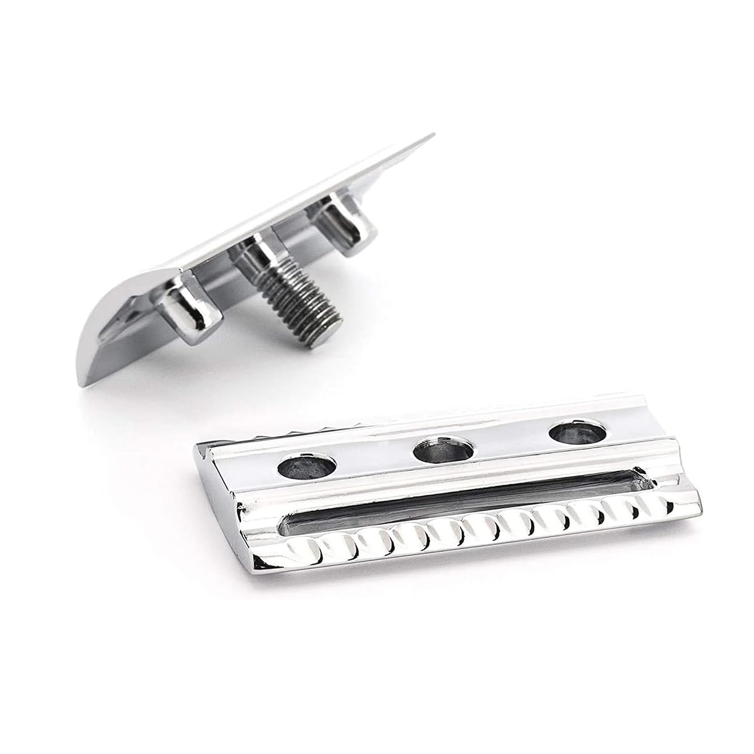 MÜHLE R89 Grande Double Edge Safety Razor for Men, Chrome, Closed Comb Head | Durable lustrous construction
