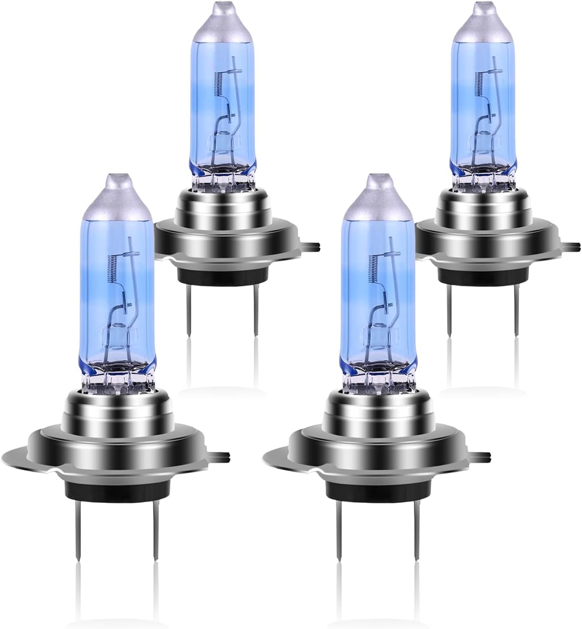 NEWBROWN H11 Headlight Bulb Halogen 5000K Super White Light Long Life Replacement PGJ19-2 12V/55W (H11, 2 Pack)