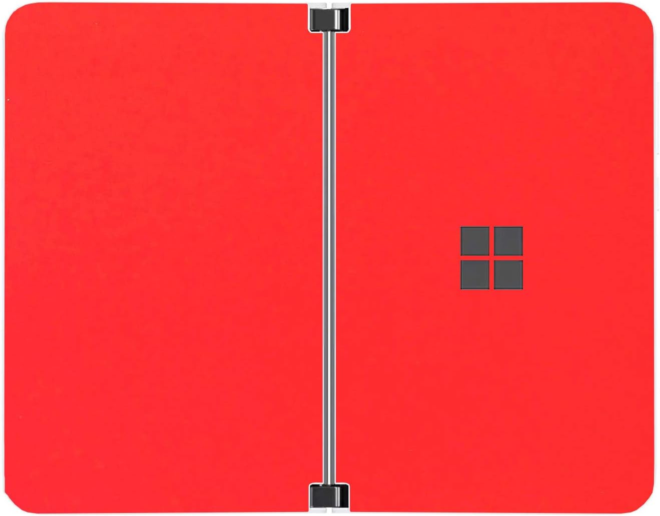 SopiGuard Sticker for Surface Duo Phone Edge-to-Edge Precision Vinyl Skin Wrap (Leather Textured)