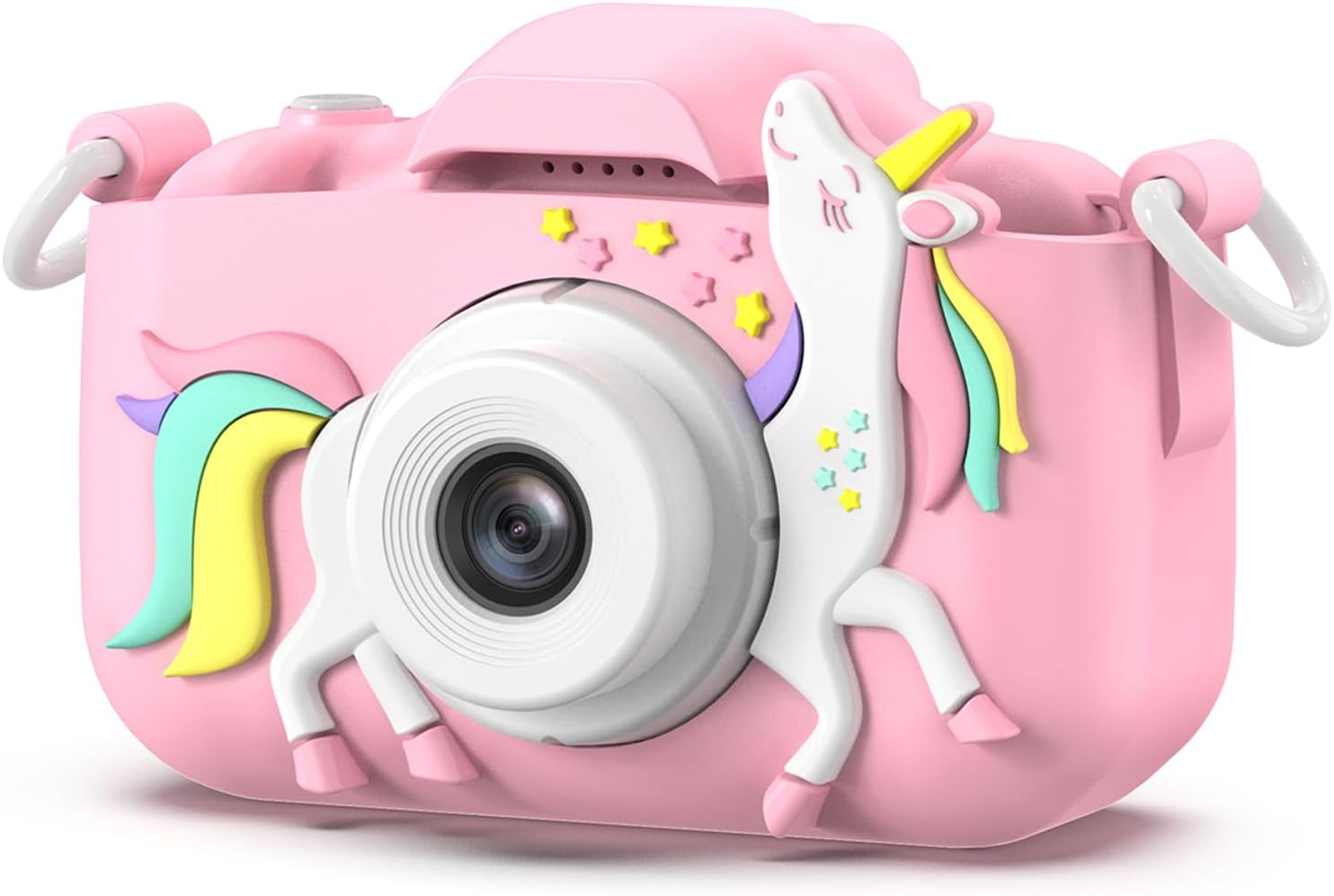 Goopow Kids Camera Toys for 3-8 Year Old Girls Boys,Children Digital Video Camcorder Camera with Cartoon Soft Cover, Best Chritmas Birthday Festival Gift for Kids