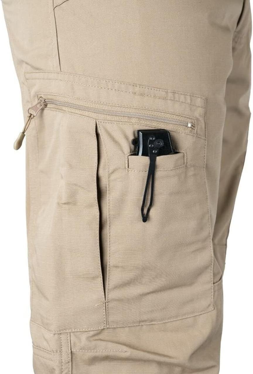 LA Police Gear LAPG Men's Atlas Stretch Tactical Cargo Pants | Durable & Lightweight Ripstop Outdoor Hiking Work Pants for Men