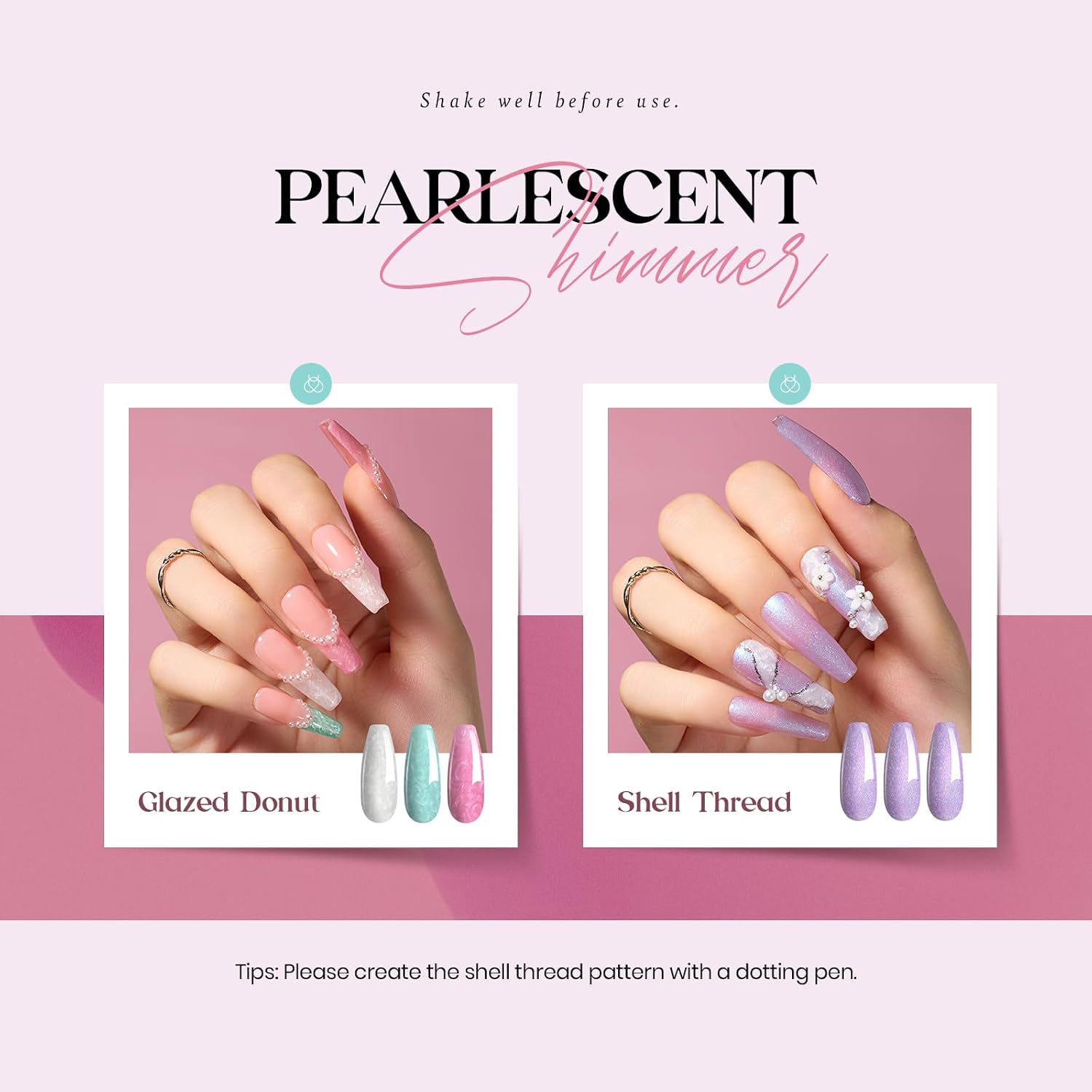 Beetles Gel Nail Polish Set with Base Glossy Matte Top Coat Macaron Gel
