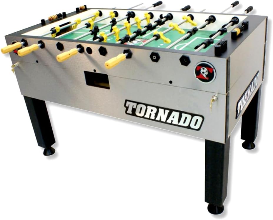 Tornado Tournament 3000 Foosball Table - Made in the USA - Commercial Quality for the Home - Incredible Table Soccer Game