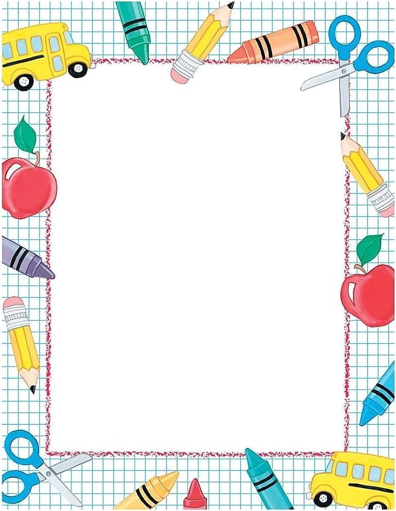 Great Papers! School Stuff Letterhead, 80 Count, 8.5"x11" (2013195)