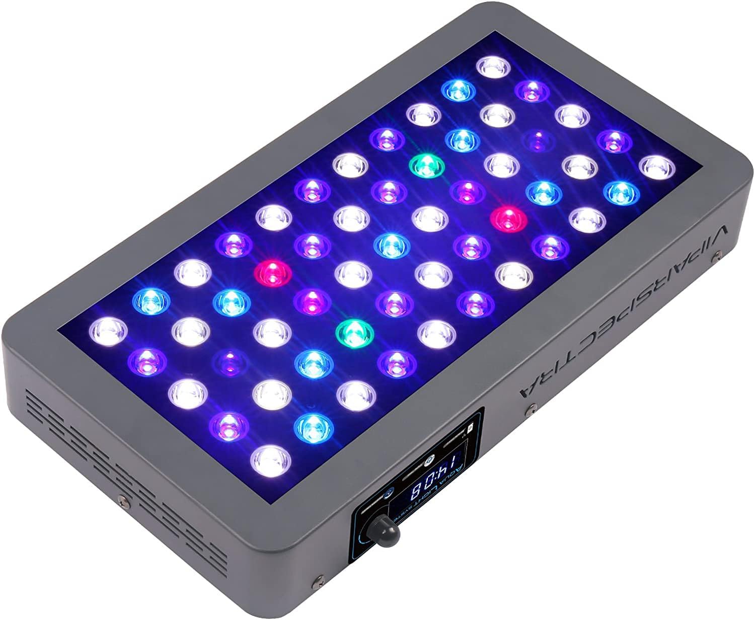VIPARSPECTRA 165W LED Aquarium Light Dimmable Full Spectrum LED Reef Lights | LED Lamps for Coral Saltwater Fish Tank, Remote/Timer Control