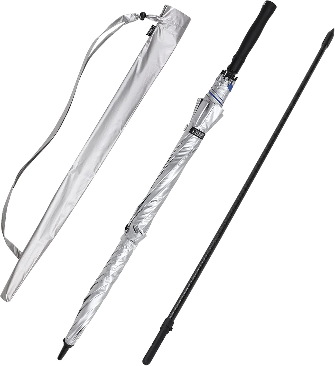 G4Free UV Golf Beach Umbrella 68”Auto Open Extra Large Sun Shade Umbrellas
