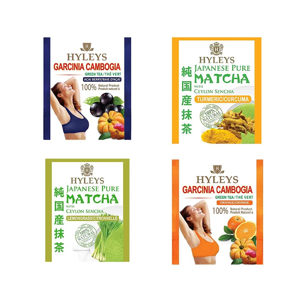 Hyleys 14 Day Weight Loss Tea, Garcinia & Matcha Green Tea, 42 Tea Bags