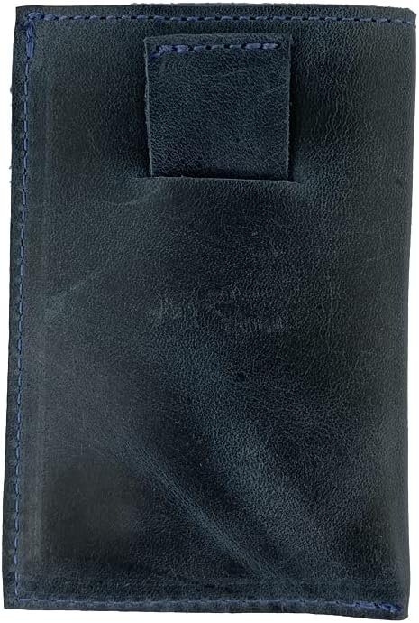 Hide & Drink, Soft Leather Wallet & Card Sleeve, Handmade Includes 101 Year Warranty (Bourbon Brown)
