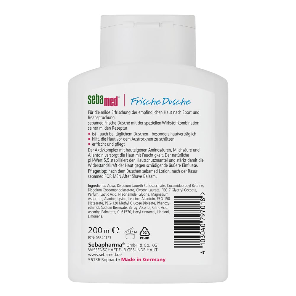 Fresh Bath & Shower Gel 200ml shower gel by Sebamed