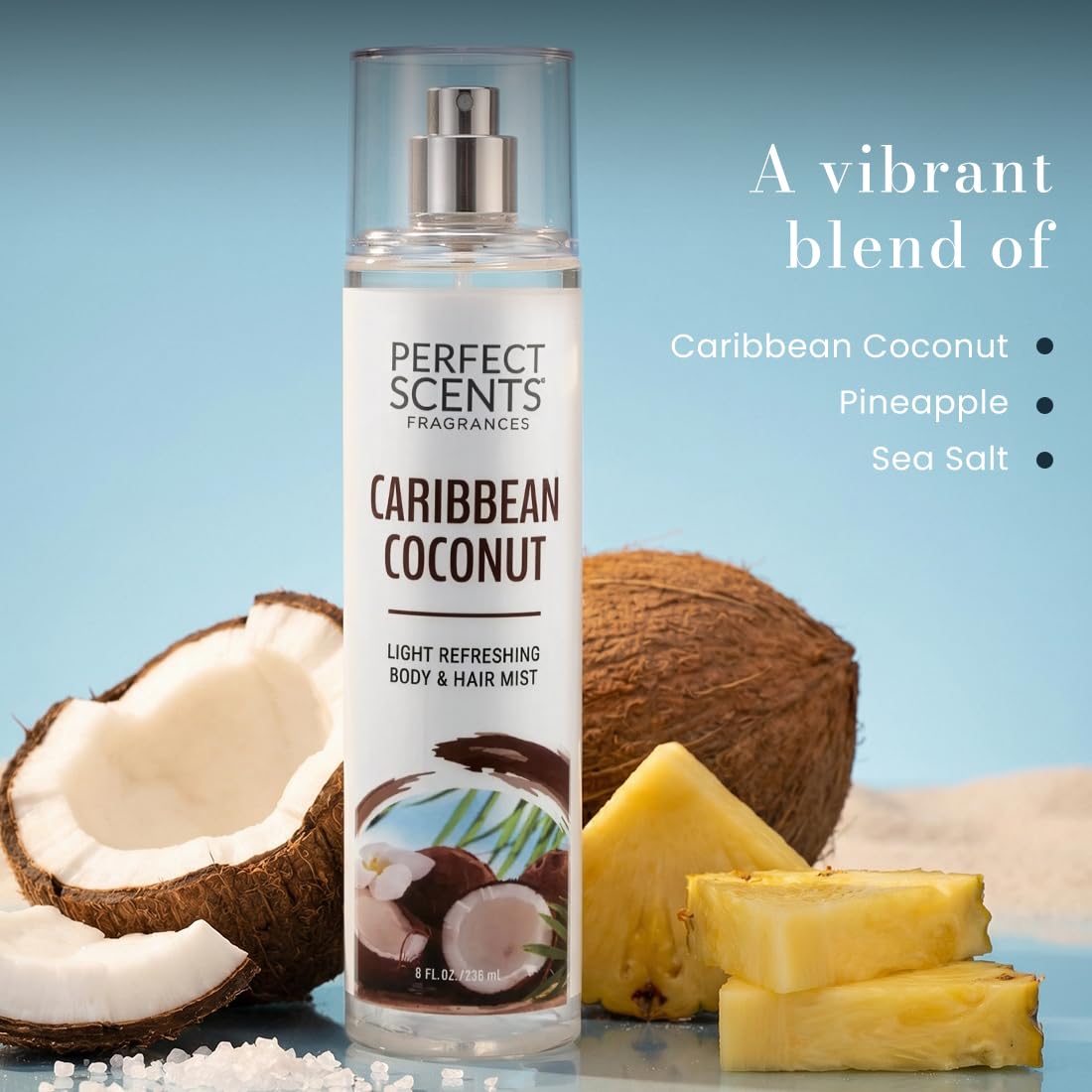 Instyle Fragrances Light Refreshing Body & Hair Mist, Tahitian Vanilla