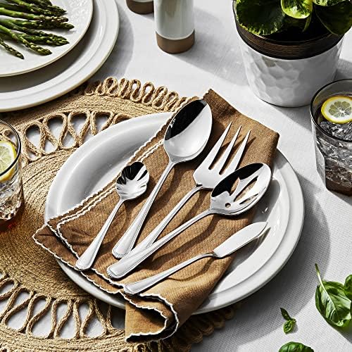 Henckels Alcea 65-Pc Flatware Set, 18/10 Stainless Steel | Durable 18/10 Stainless Steel for Family Meals & Entertaining. Dishwasher Safe, Comfortable Balanced Feel.