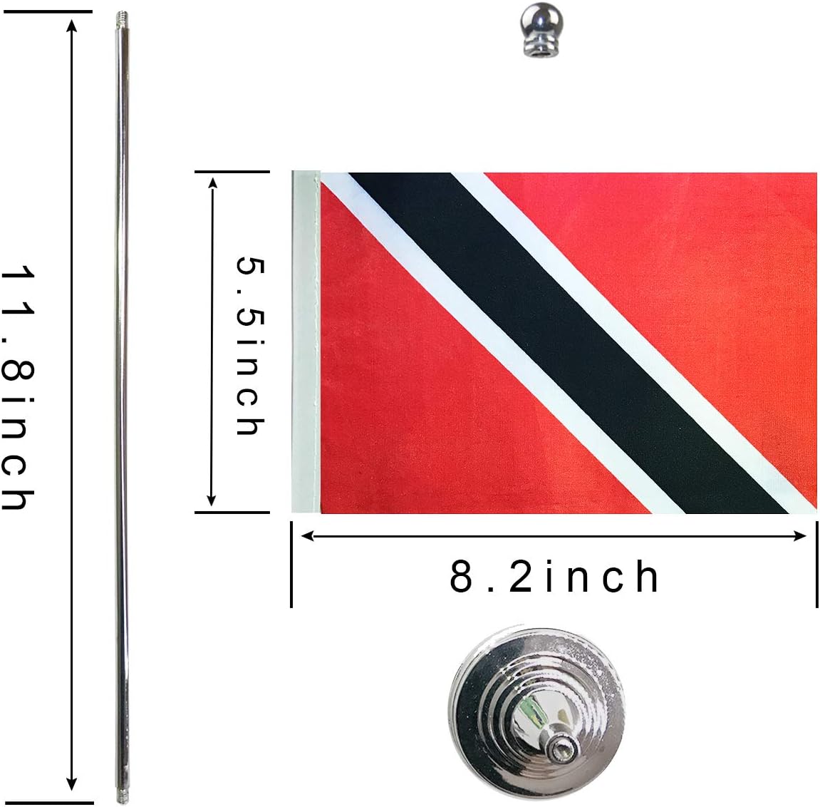 Nicaragua Flag - Table & Desk Flag, Office Decor, Festival Banners