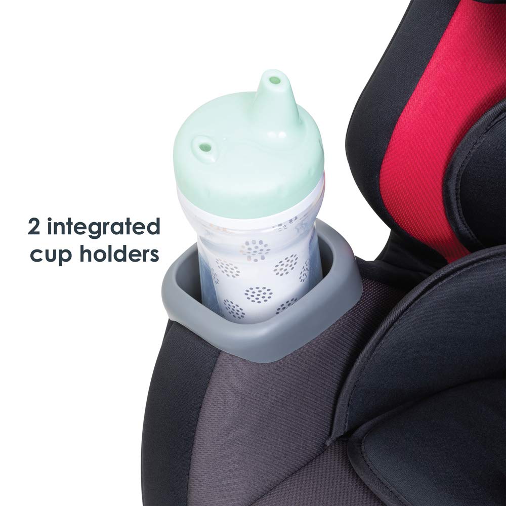 Baby Trend Cover Me™ 4-in-1 Convertible Car Seat, Vespa – Built-in Canopy, 4-Stage Growth System, Plush Comfort Padding, Multi-Position Recline
