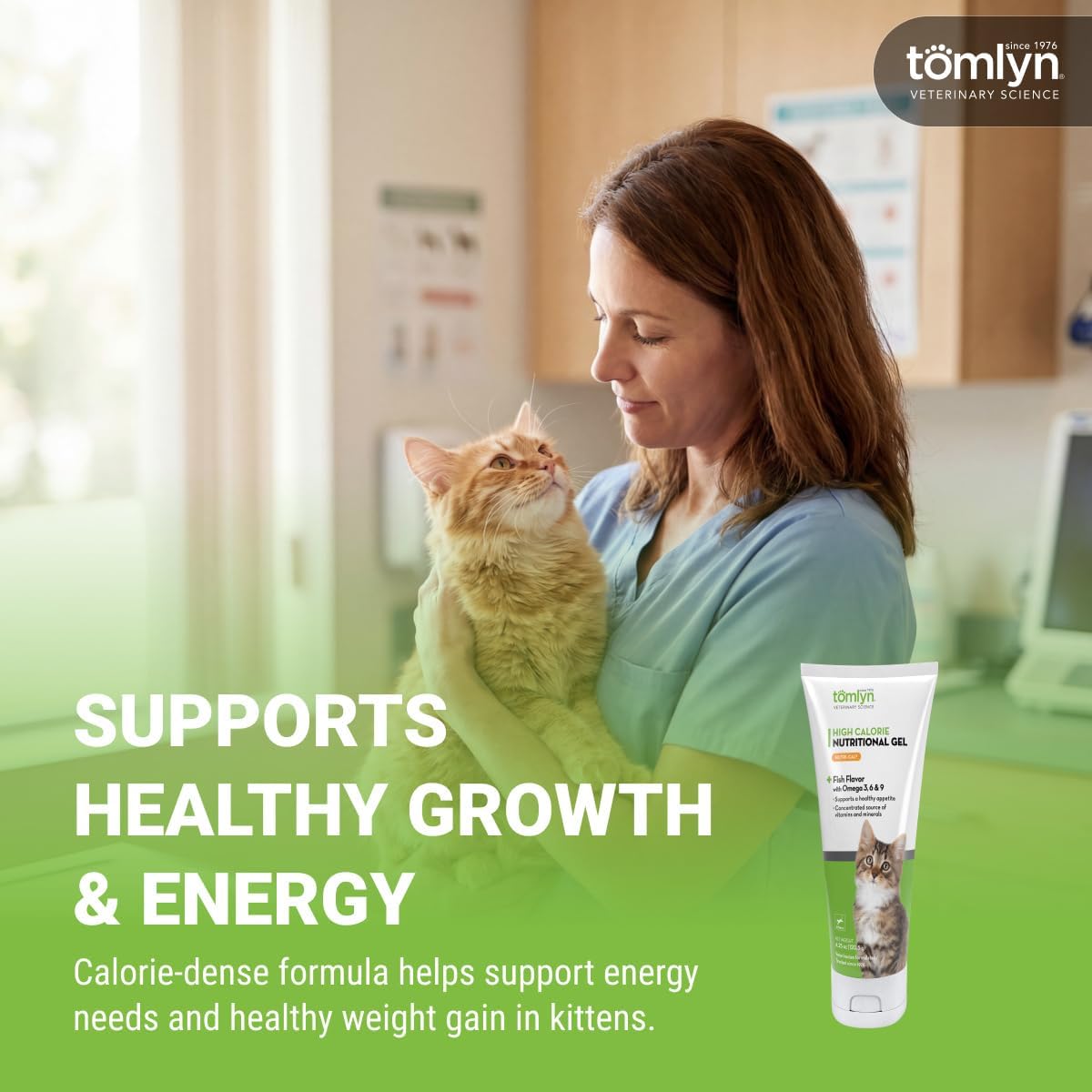 Tomlyn High Calorie Nutritional Gel for Cats, (Nutri-Cal) 4.25 oz