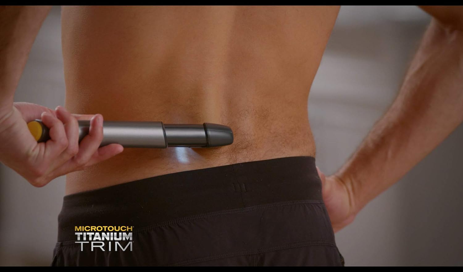 Microtouch Titanium Trim, Lighted Hair Cutting Tool and Body Groomer