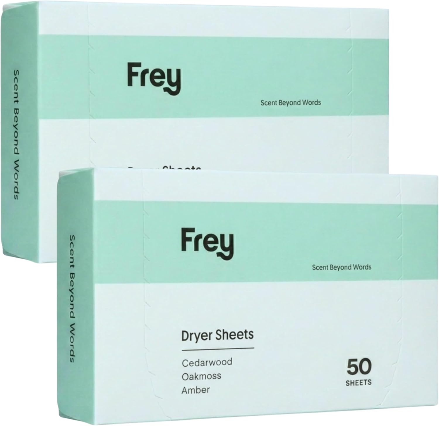 FREY Naturally Scented Dryer Sheets, 2-Pack, Cedar Grove
