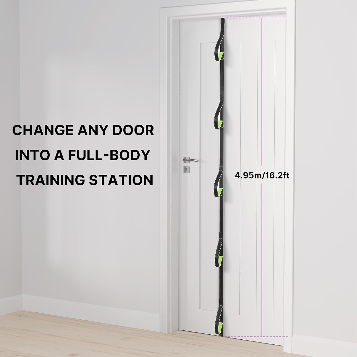 Manificent Door Anchor for Resistance Bands, Heavy Duty Padded Door Anchor System Door Hook