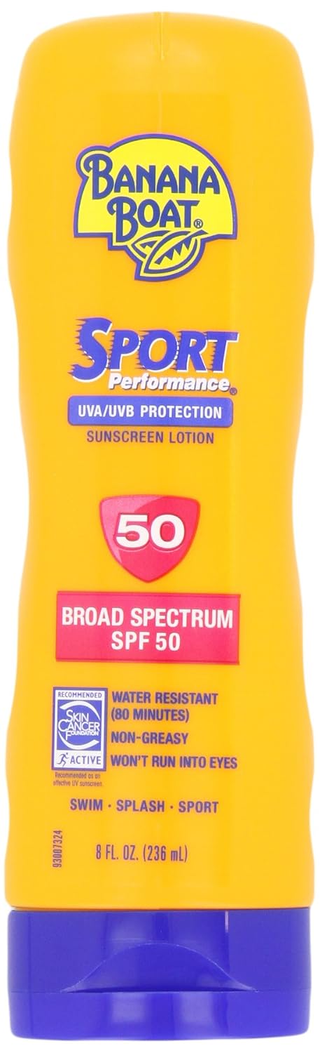 Banana Boat Sport SPF 50 Sunscreen Lotion, 8 Fl Oz
