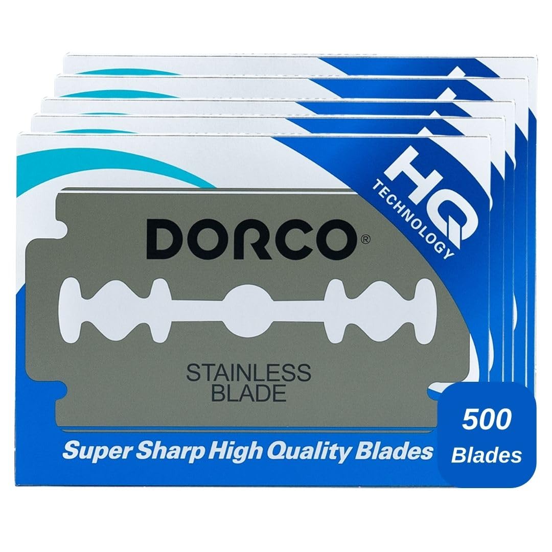 Dorco ST300 Platinum Extra Double Edge Razor Blades - 200 Count