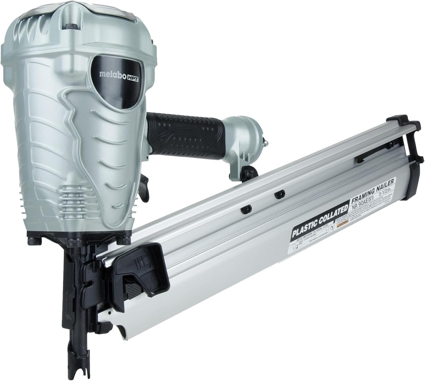 Metabo HPT Framing Nailer, 21° Plastic Collated 2-3.5in, NR90AES1