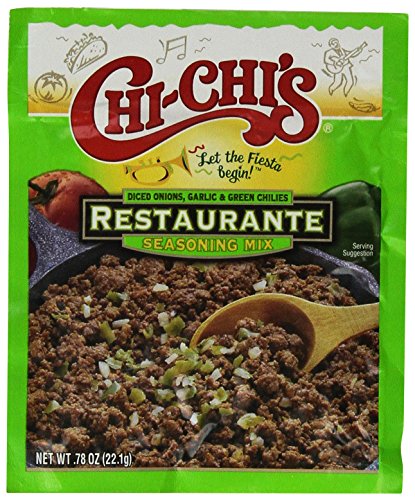 CHI-CHI'S Restaurante Seasoning Mix, Diced Onions, Garlic, and Green Chiles, 0.78 oz package