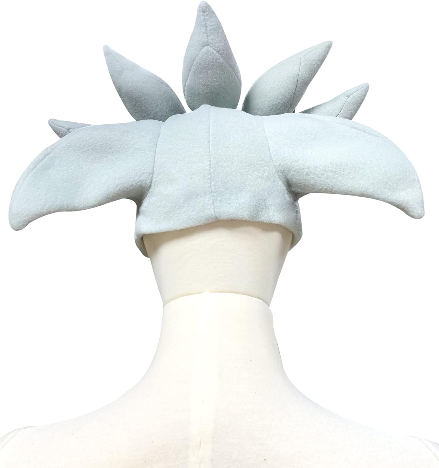 GE Animation GE-32355 Sonic The Hedgehog - Silver Sonic Head Fleece Cap White, 8"
