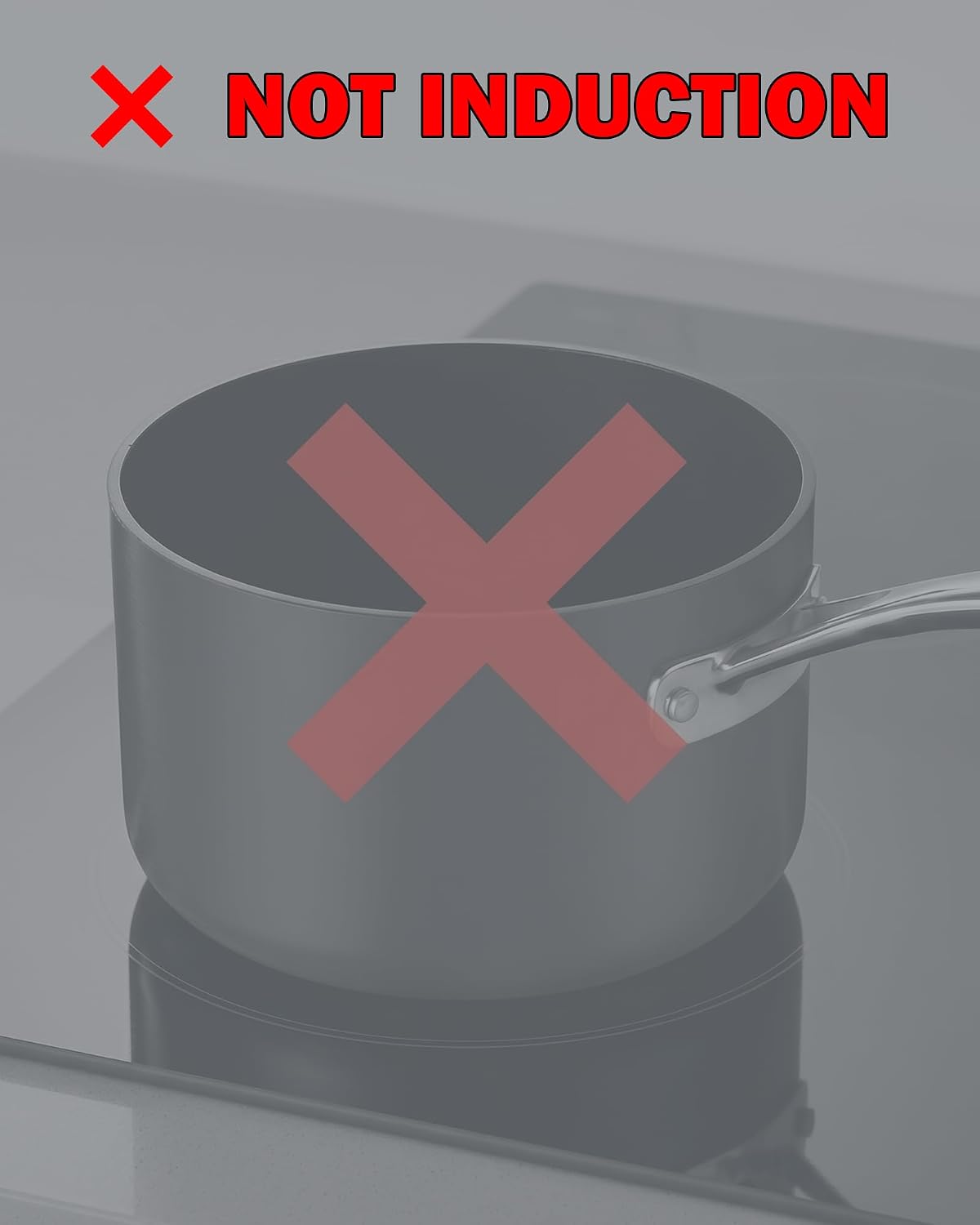 Cooks Standard Classic 2 Quart Hard Anodized Nonstick Saucepan with Glass Lid