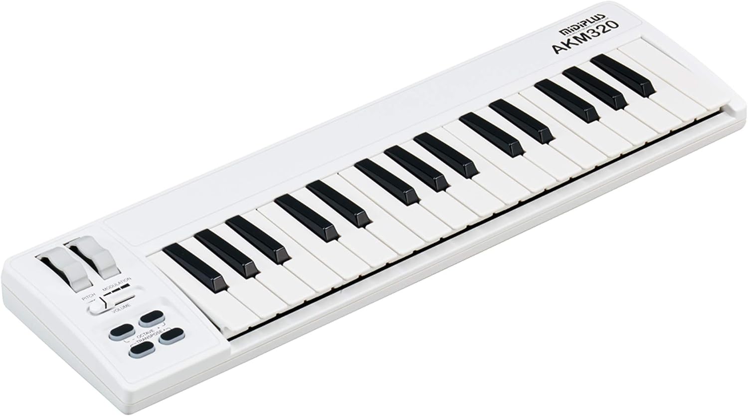 midiplus AKM320 32 key MIDI Keyboard Controller, white