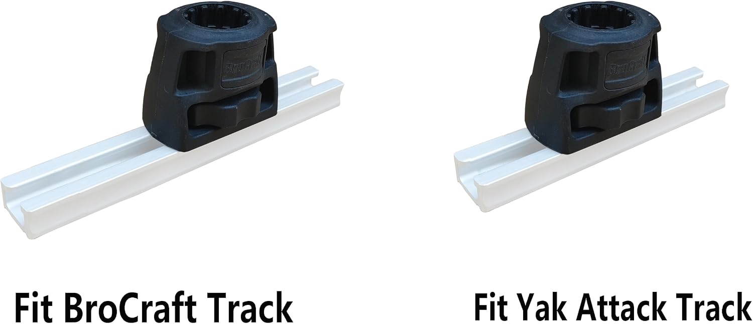 Brocraft Quick Release Rail Adapter/Gear Adapter/Kayak Track Mount