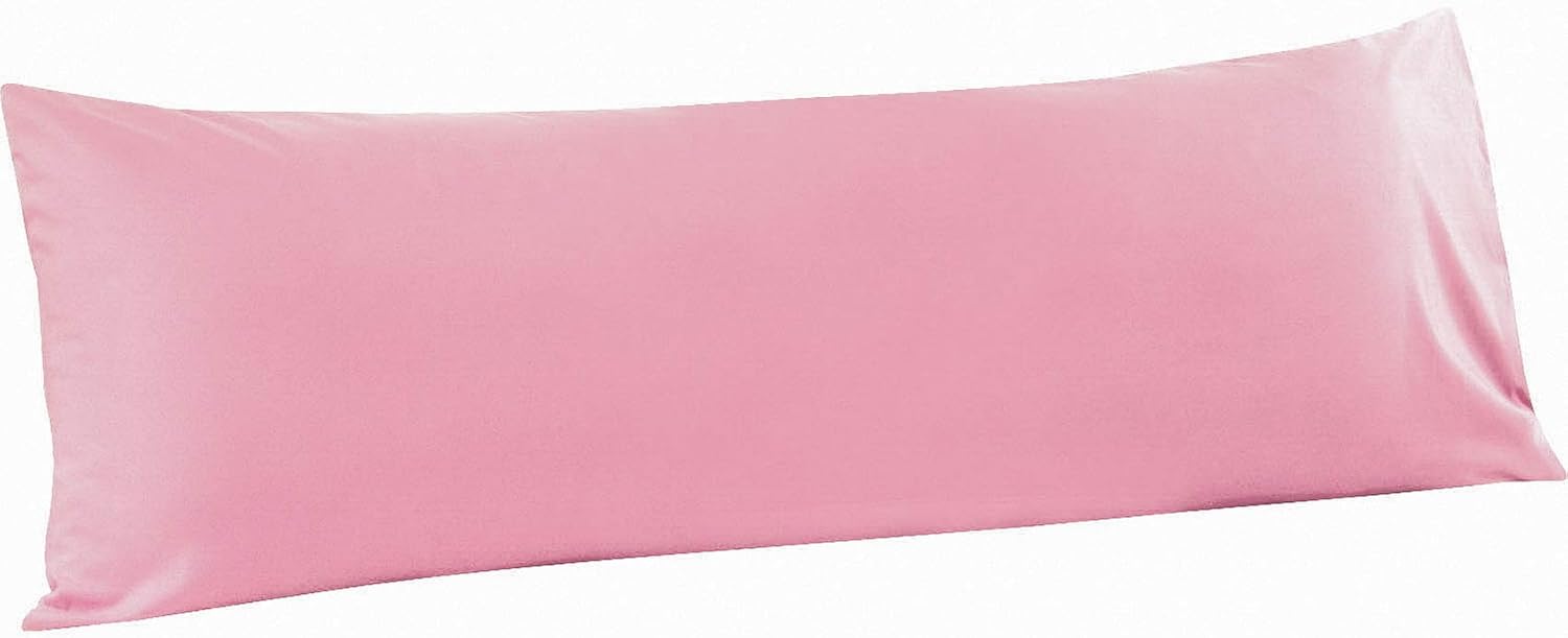 FLXXIE 2-Pack Microfiber Standard Pillow Cases, Envelope Style, White