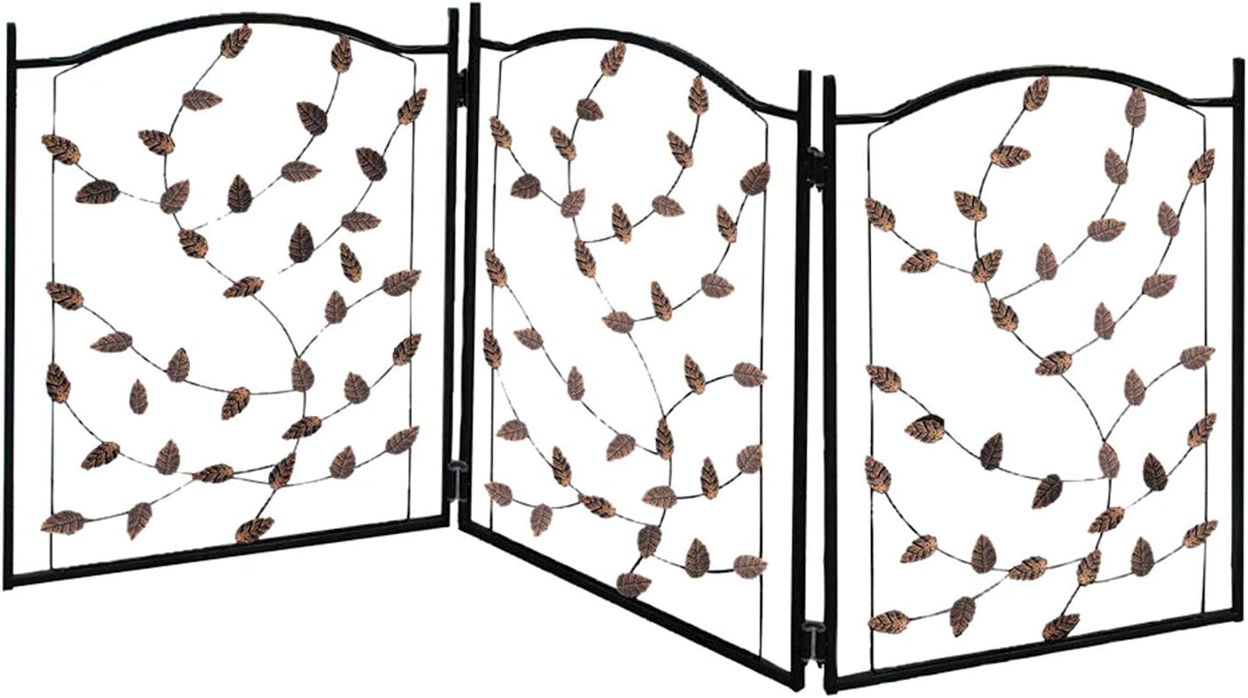 Etna Products TT Leaf Design Metal Pet Gate