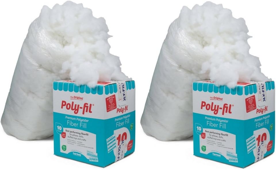 Fairfield PF-10 Poly-Fil Premium Fiber (sdfg, 2 Pack)