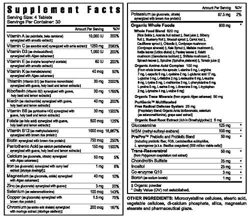 Youngevity Beyond Tangy Tangerine 2.0 Multivitamin Mineral Tablets, 2-Pack | 240 tablets, 60 servings, prebiotics, probiotics, amino acids, enzymes, sugar-free, gluten-free, 160,000 ORAC, travel-ready