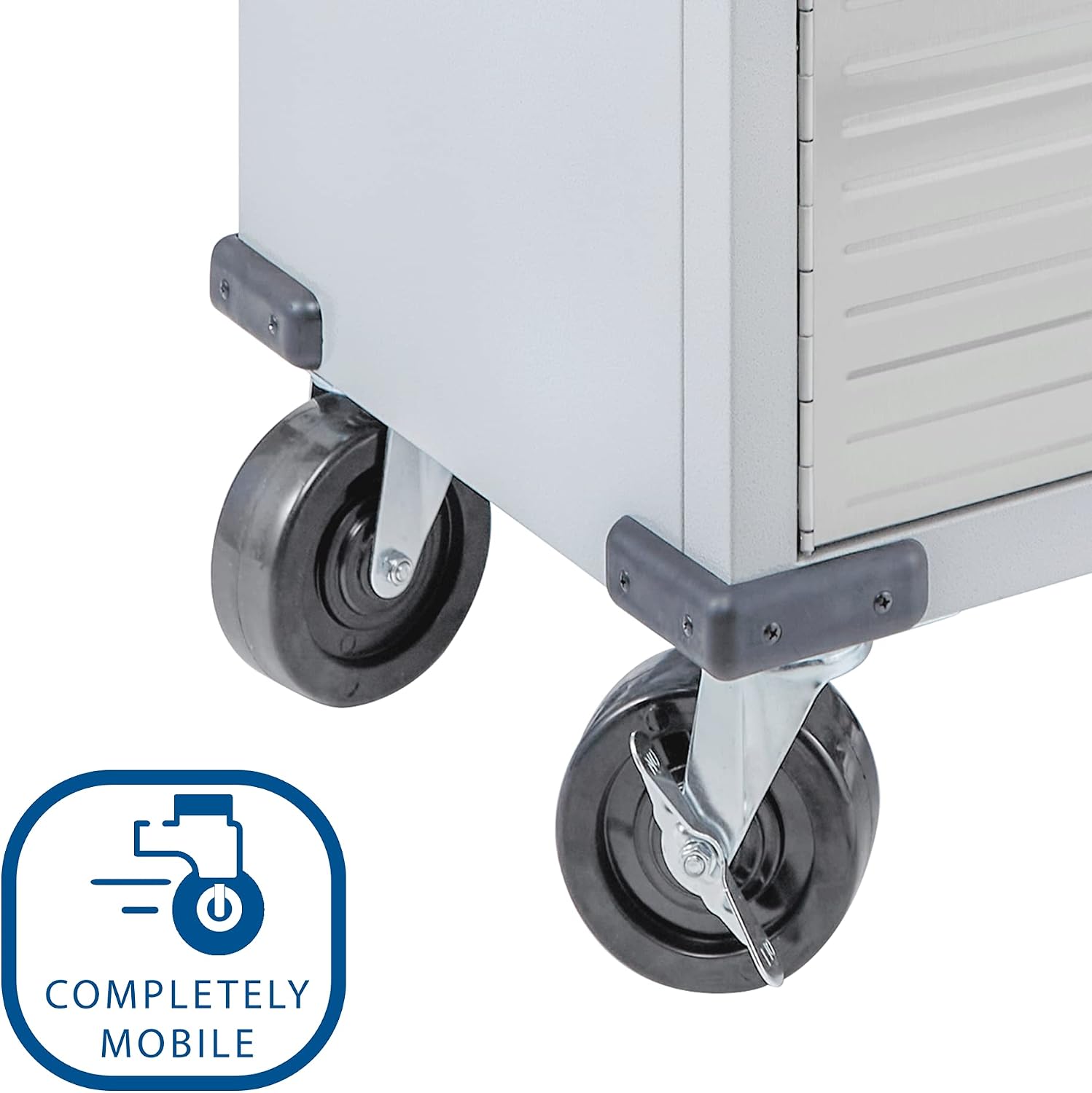 Seville Classics UltraHD Heavy Duty Rolling Cabinet Workbench Table w/Solid Wood Top, Workstation for Garage, Office, Workshop, Granite, 6-Drawer (28" W x 18" D