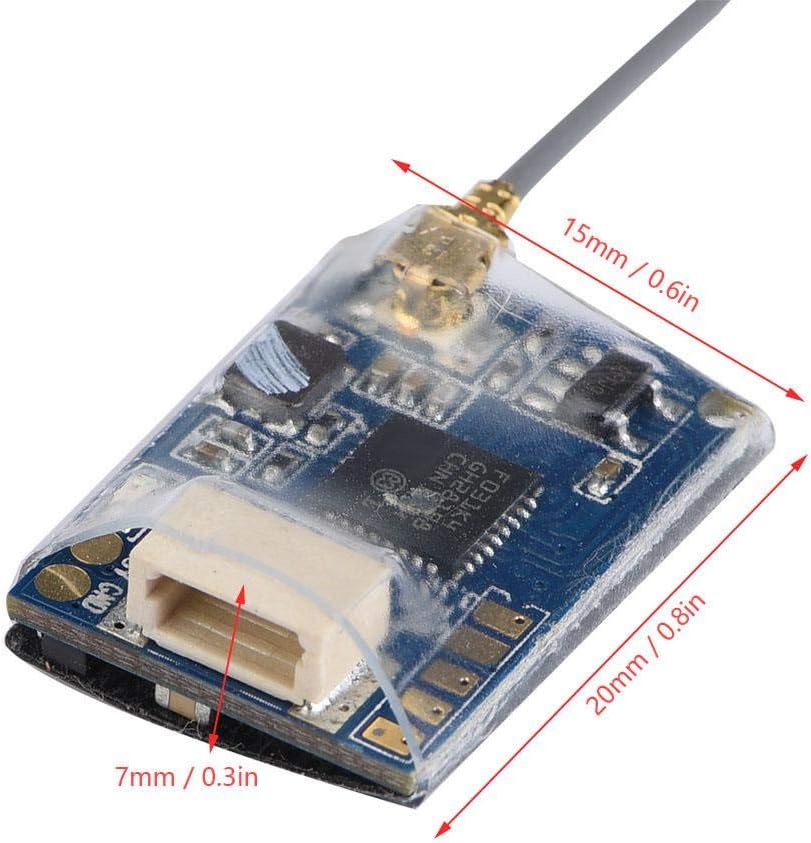 RC Receiver, FS-A8S 2.4G 8CH Mini Receiver w/PPM i-Bus SBUS Output for FS-i4 FS-i6 FS-i6S