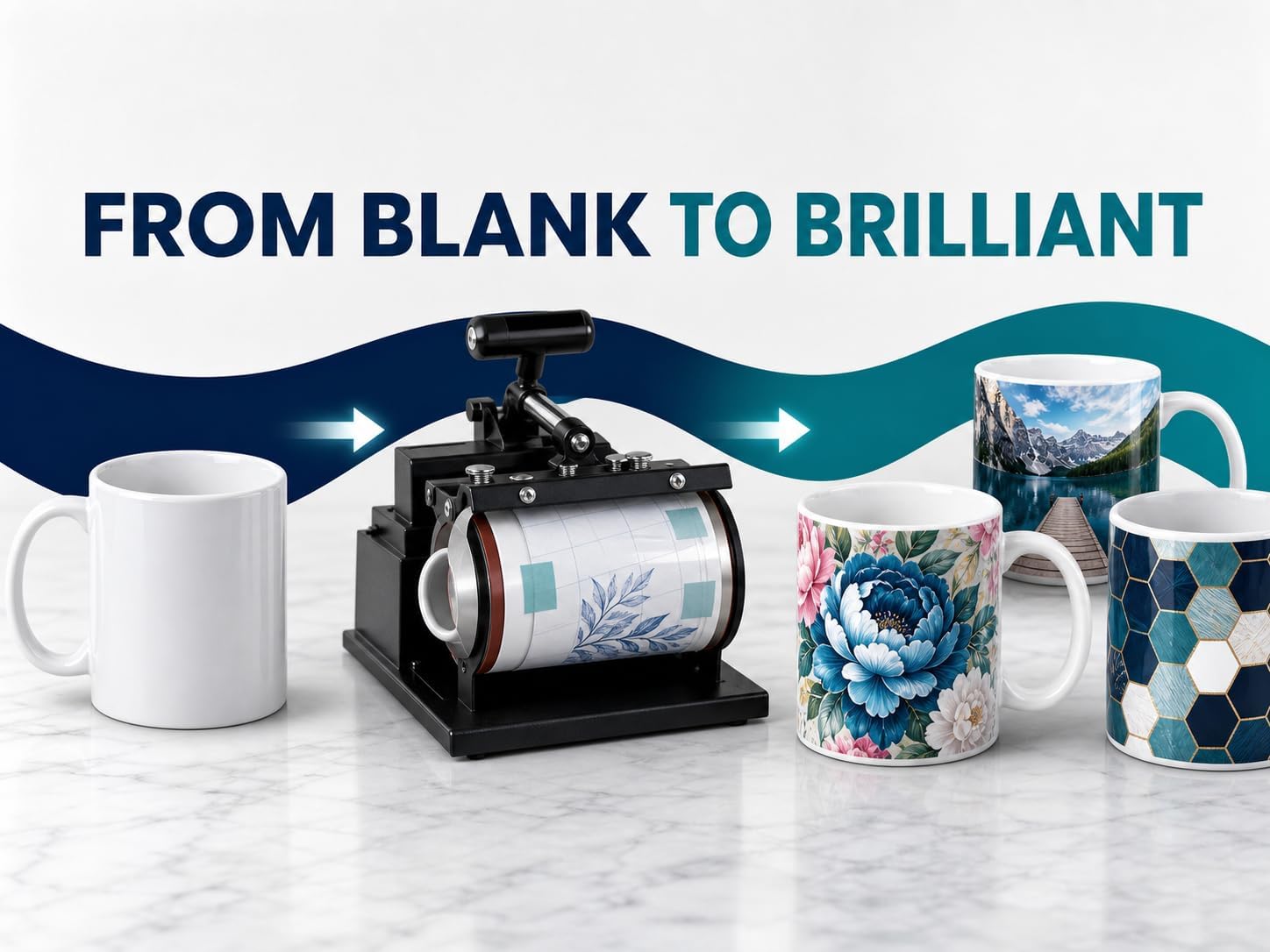 36 Pack Sublimation Mugs 11oz White Blank Ceramic Coffee Mugs with Individual White Boxes, AAA Grade with Premium Coating for Heat Press DIY