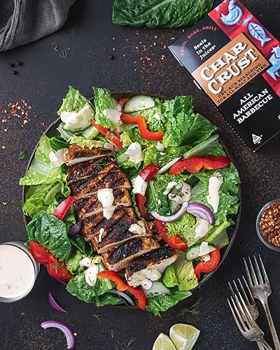 Char Crust Dry-Rub Seasoning, All American BBQ, 4-Ounce (Pack of 1)