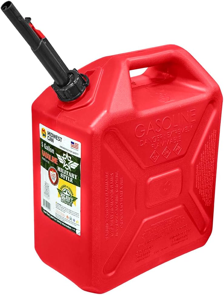 Stens 765-510 Fuel Can Spout Kit, CARB Approved, Fast flow rate, Automatic stop, Leak Proof, 3 Height, 3 Width, 10 Depth, Black