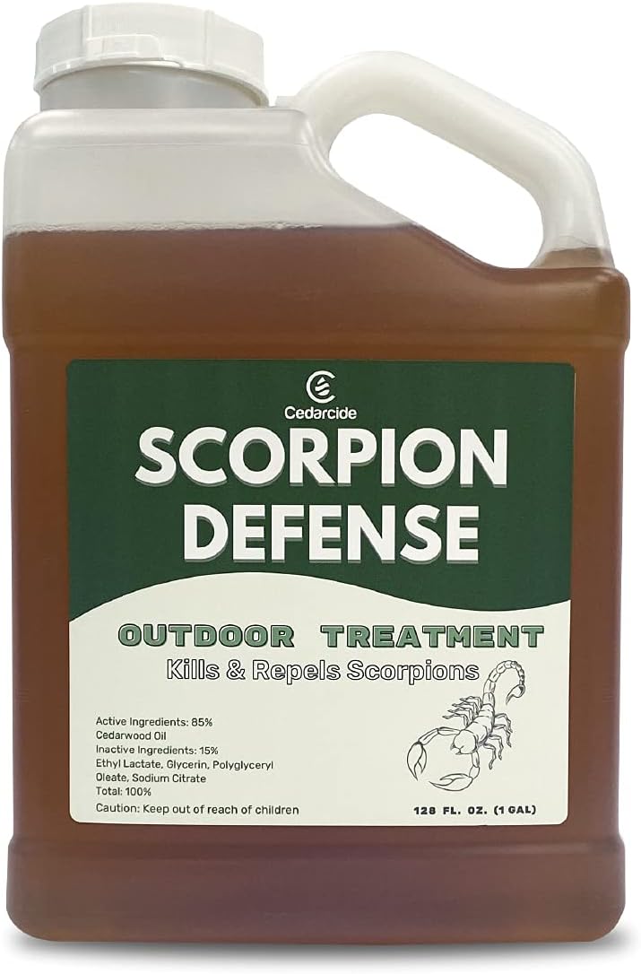 Cedarcide Indoor & Outdoor Scorpion Treatment Kit (Large) - Cedar Oil Pest Control Sprays - Kills & Repels Scorpions and Other Pests Guaranteed in