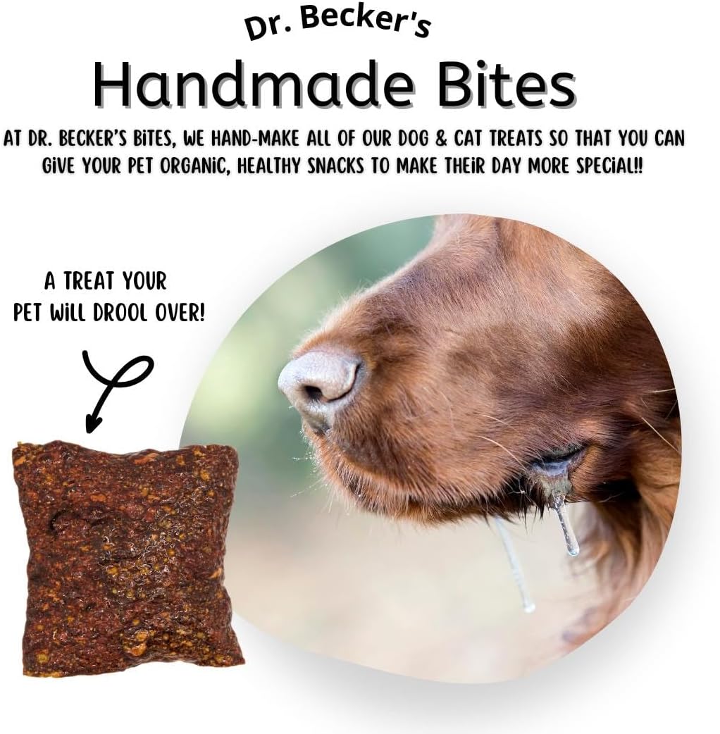 Dr. Becker's Original Beef Bites | Grain Free Liver Training Treats for Dogs & Cats, 5 oz (Pack of 3)