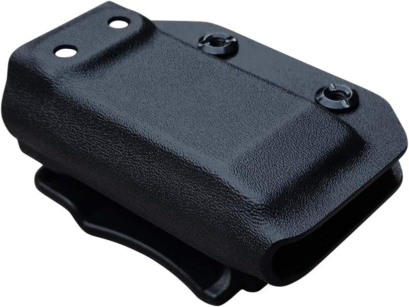 POLE.CRAFT IWB/OWB Magazine Holster Kydex - Mag Carrier Fits: 9mm .40 Double Stack / 9mm .40 Single Stack - P365 1911 Glock 19 19X 17 26 27 28 43 22