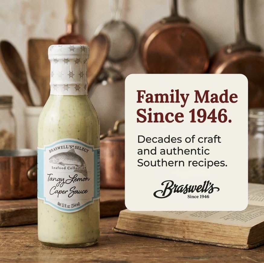 Braswell’s Select Blackened Seafood Seasoning – Small-Batch, Renowned Specialty, Made in USA, Since 1946 (5.25oz)
