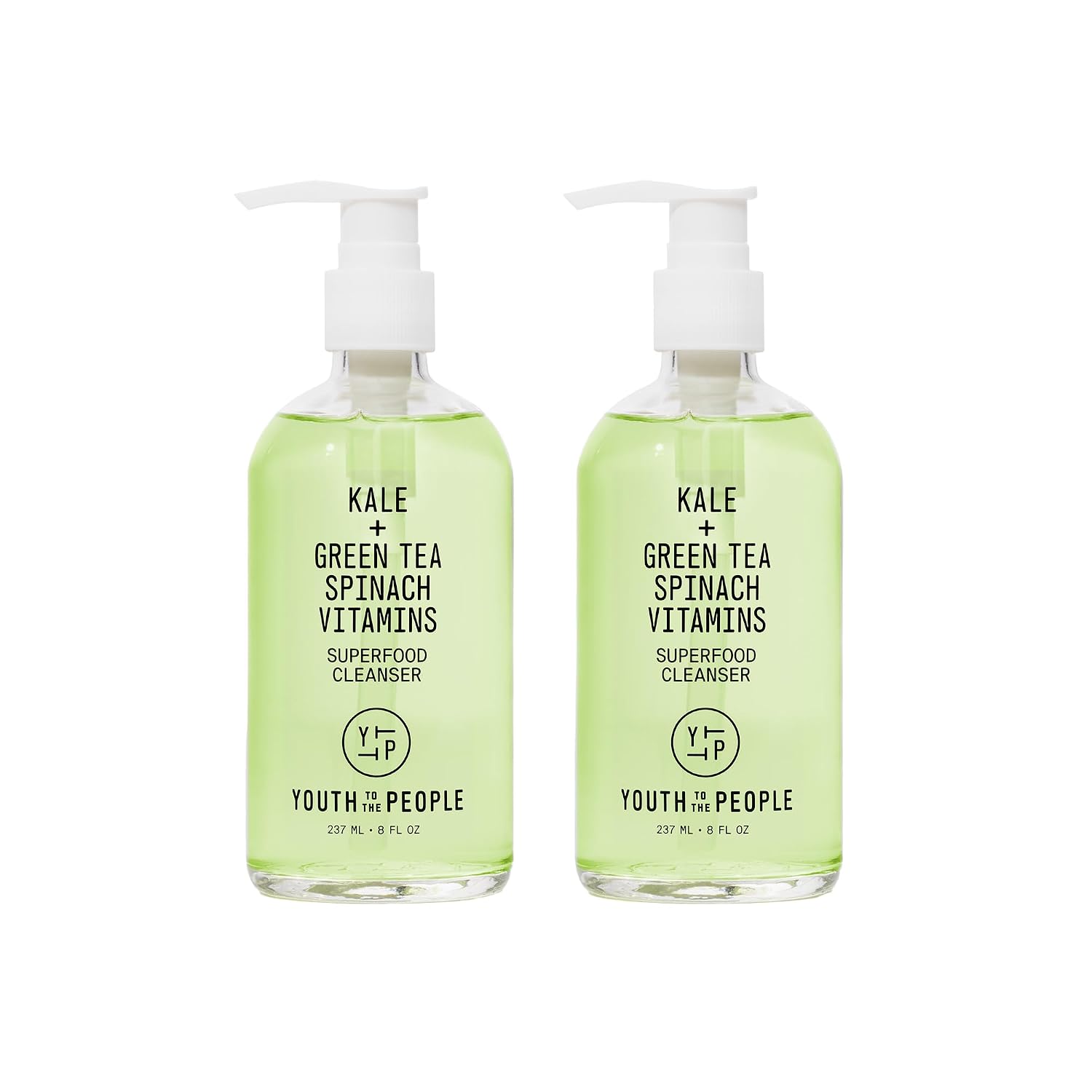 Youth To The People Superfood Cleanser - Kale + Spinach Hydrating Face Wash | Antioxidant-Rich Daily Facial Cleanser - Refillable, pH-balanced, Non-drying, Gentle Makeup Remover, All Skin Types, Vegan